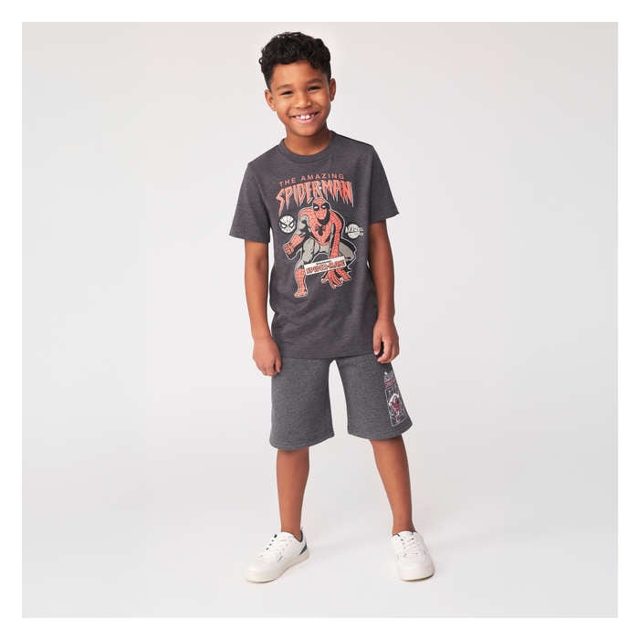 Garçons T-shirt imprimé Spider-Man de Marvel pour garçons